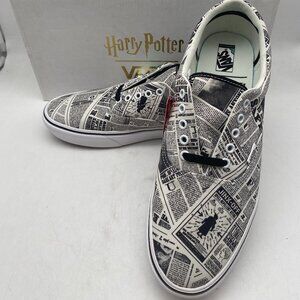 VANS X HARRY POTTER COMFYCUSH ERA DAILY PROPHET NEWSPAPER US MEN'S SIZE 12